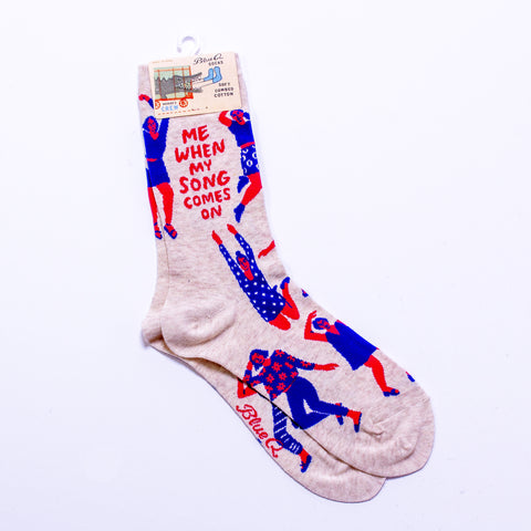 'Me When My Song Comes On' Socks