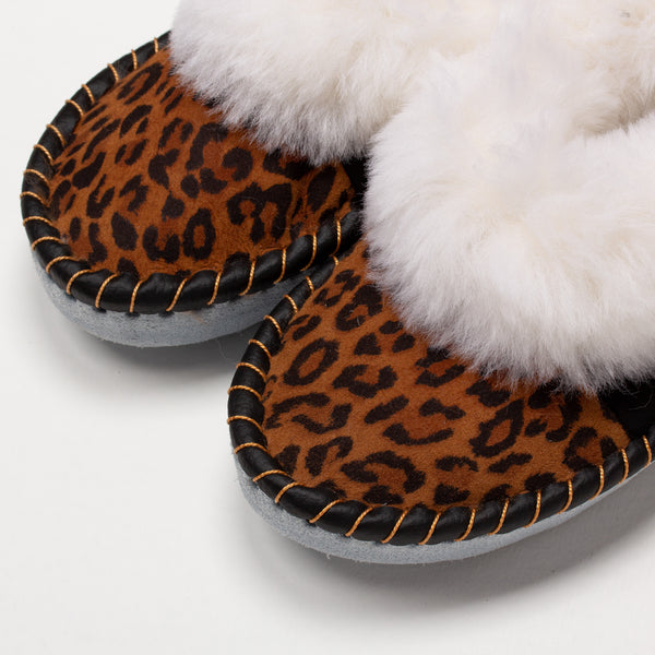 Sheepers Slippers - Leopard