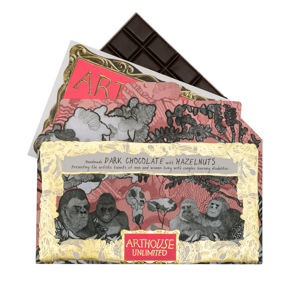 Handmade Dark Chocolate With Hazelnuts - Arthouse Unlimited