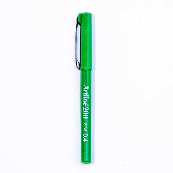 Artline 200 Fineliner Pen - Green