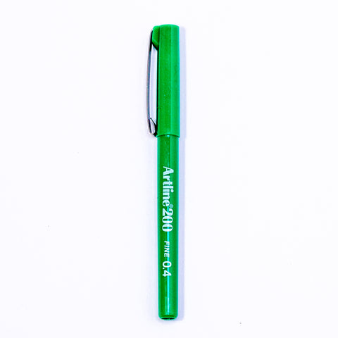 Artline 200 Fineliner Pen - Green