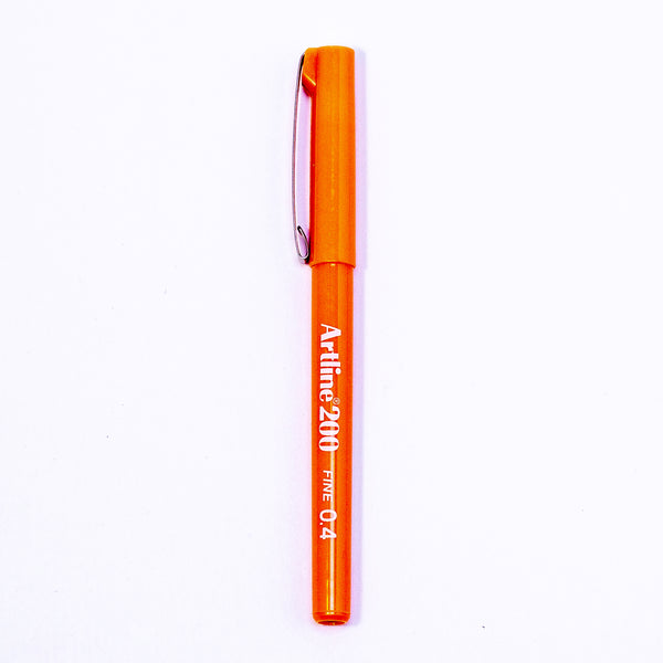 Artline 200 Fineliner Pen - Orange