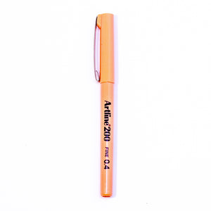 Artline 200 Fineliner Pen - Apricot