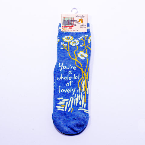 'You're A Whole Lot Of Lovely' Socks