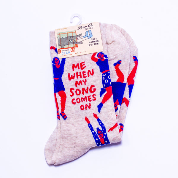 'Me When My Song Comes On' Socks