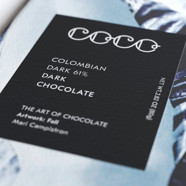 Colombian 61% Dark Chocolate - Coco Chocolatier