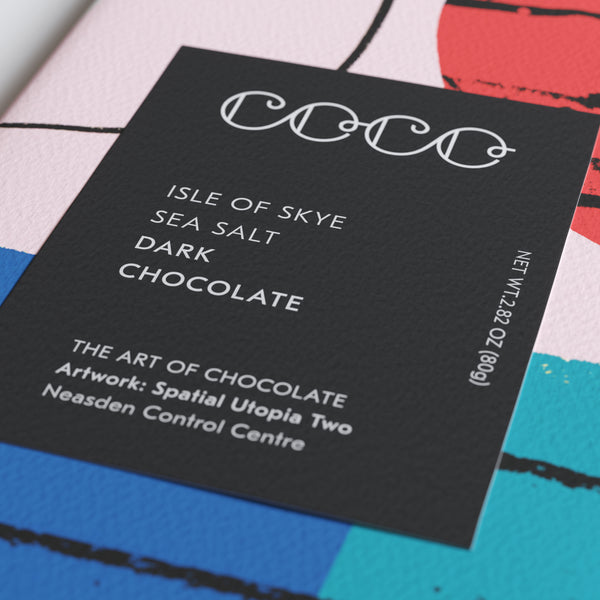 Isle of Skye Sea Salt Dark Chocolate - Coco Chocolatier