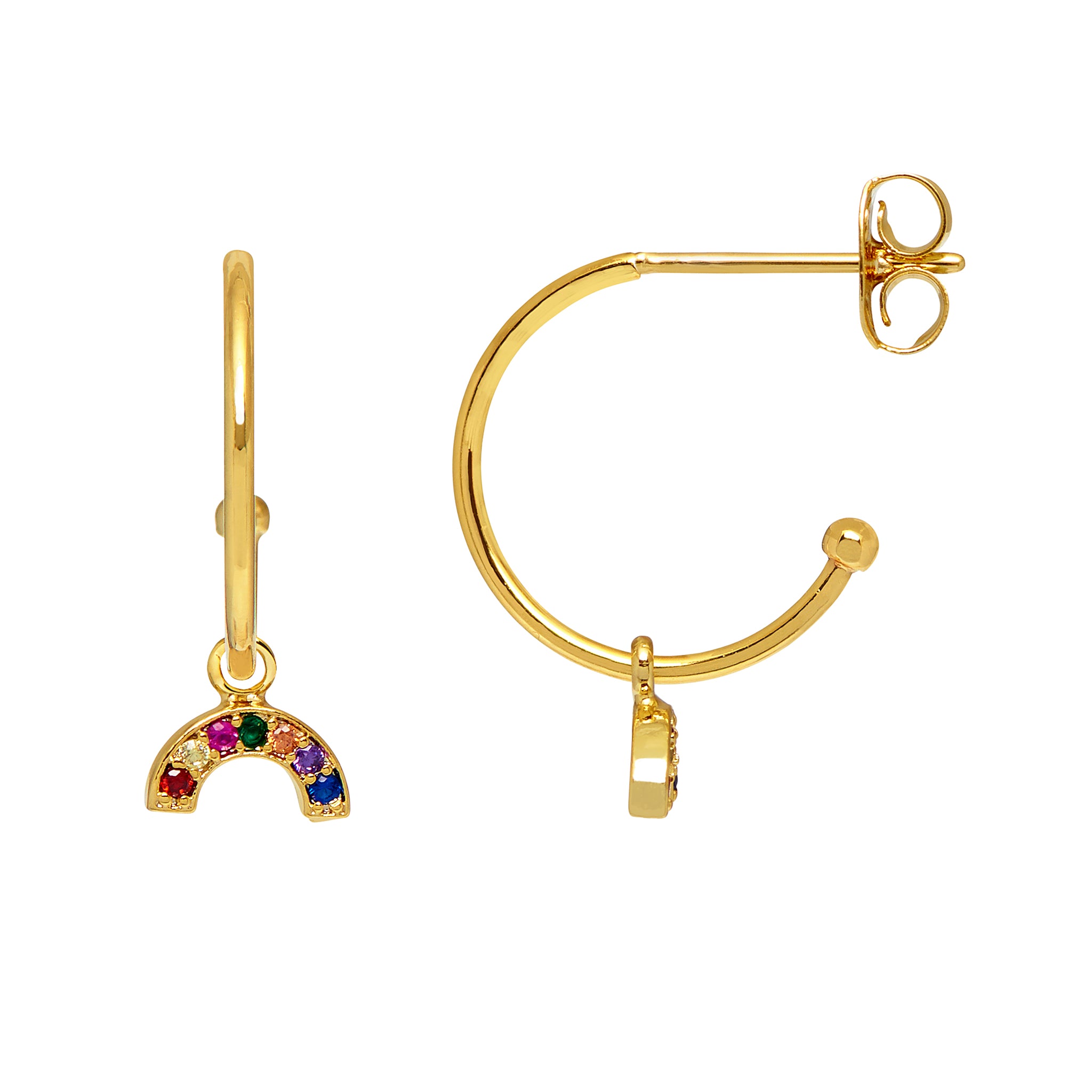 Estella Bartlett Mini Rainbow Earrings