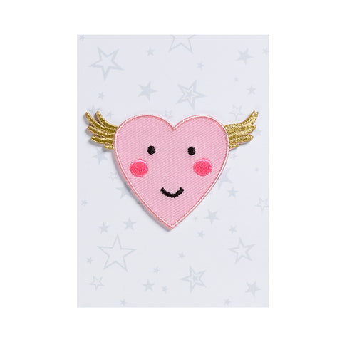 Iron On Patch - Winged Heart