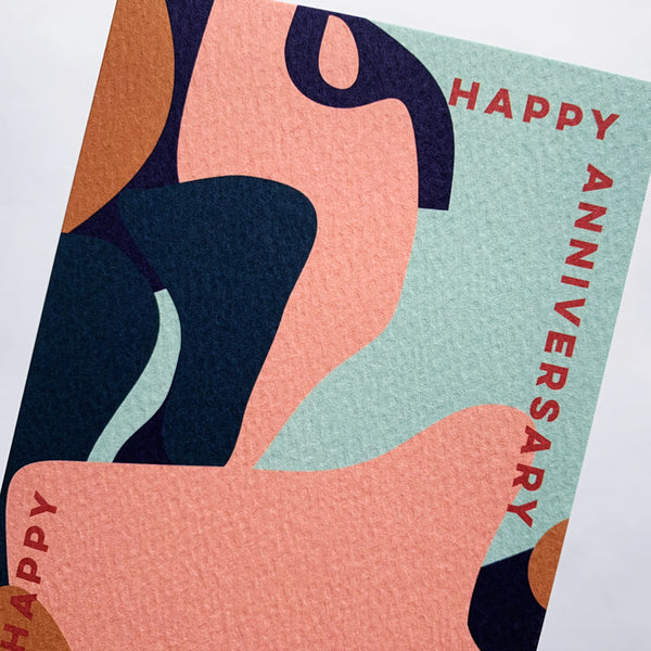 Happy Anniversary Shapes Card