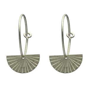 Silver Fan earrings