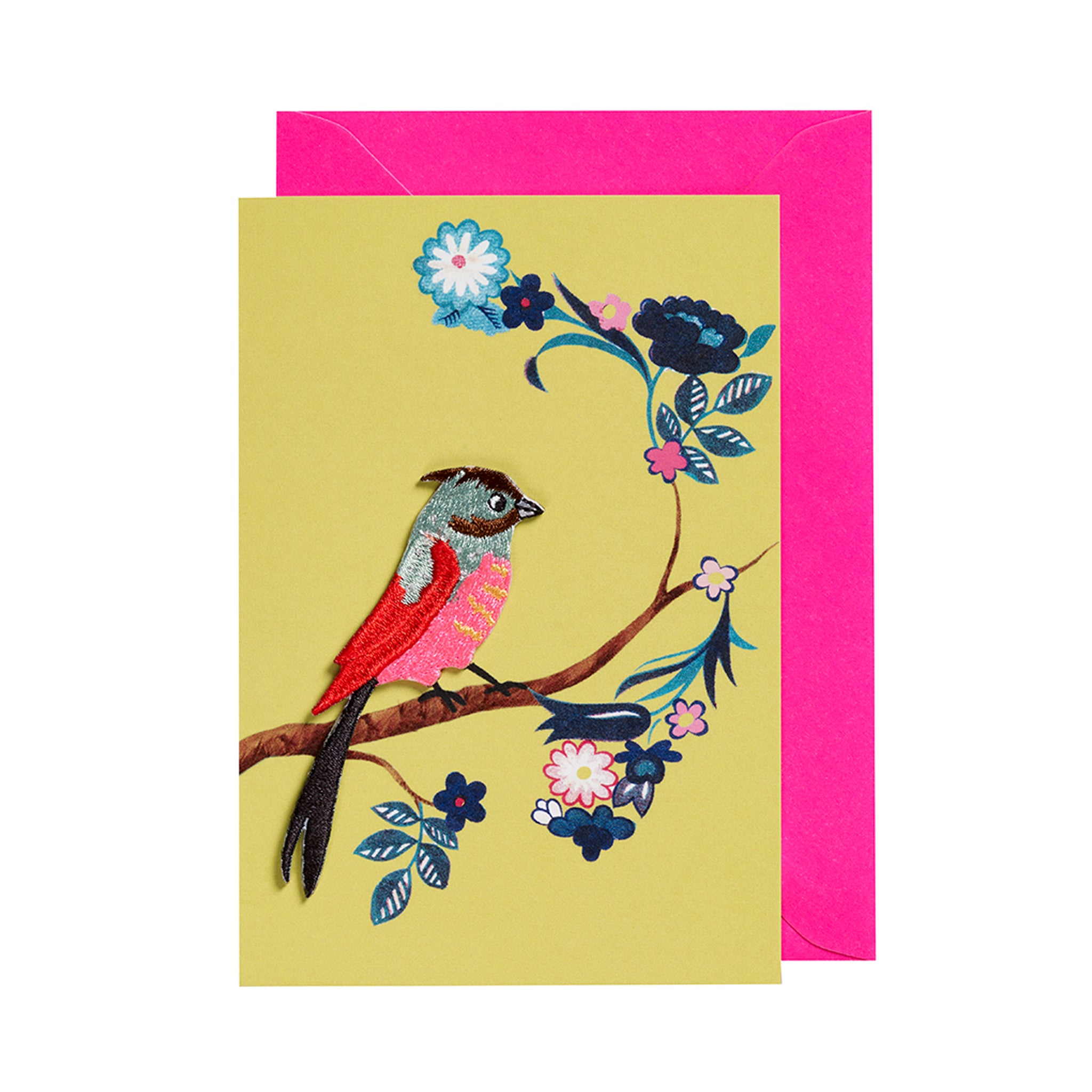Iron On Patch Card - Birdy 1