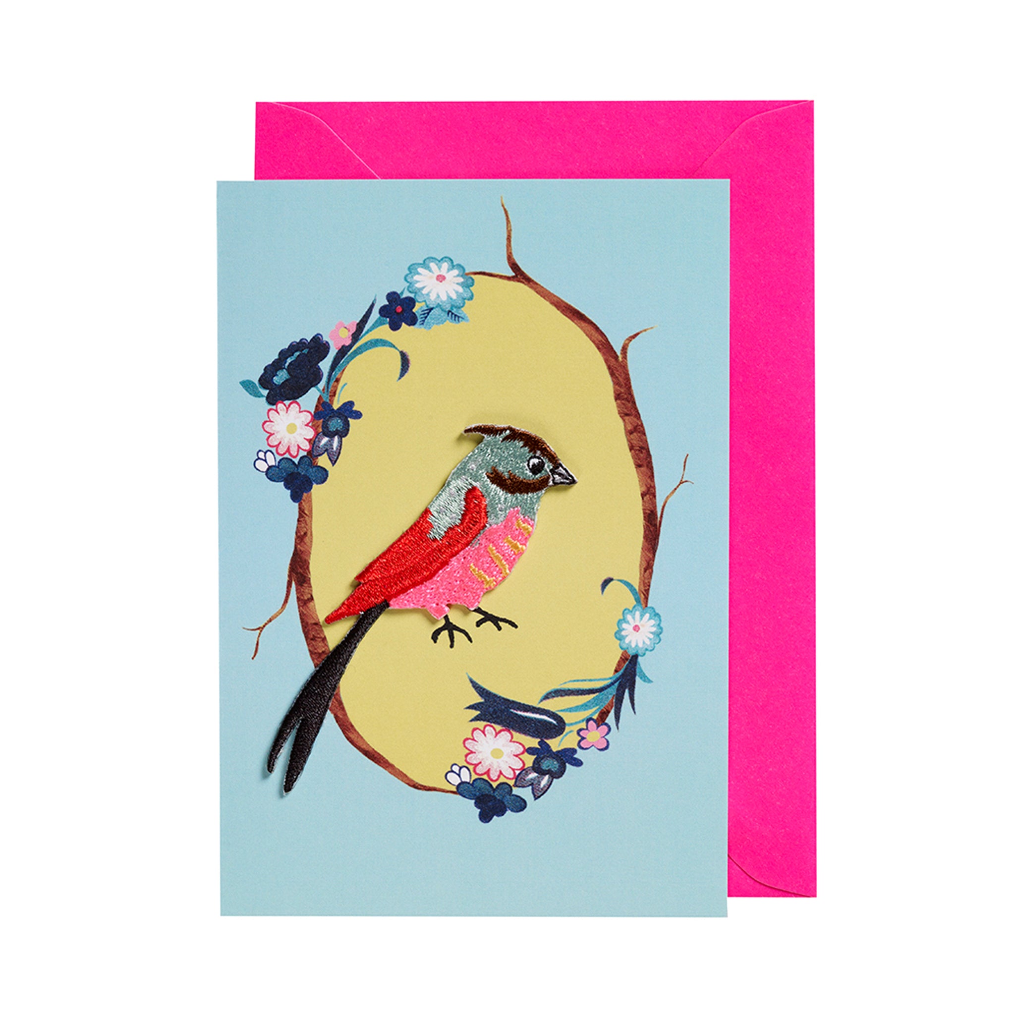 Iron On Patch Card - Birdy 2