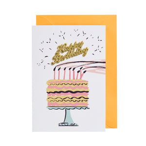 Cake Card - Layer Birthday Cake