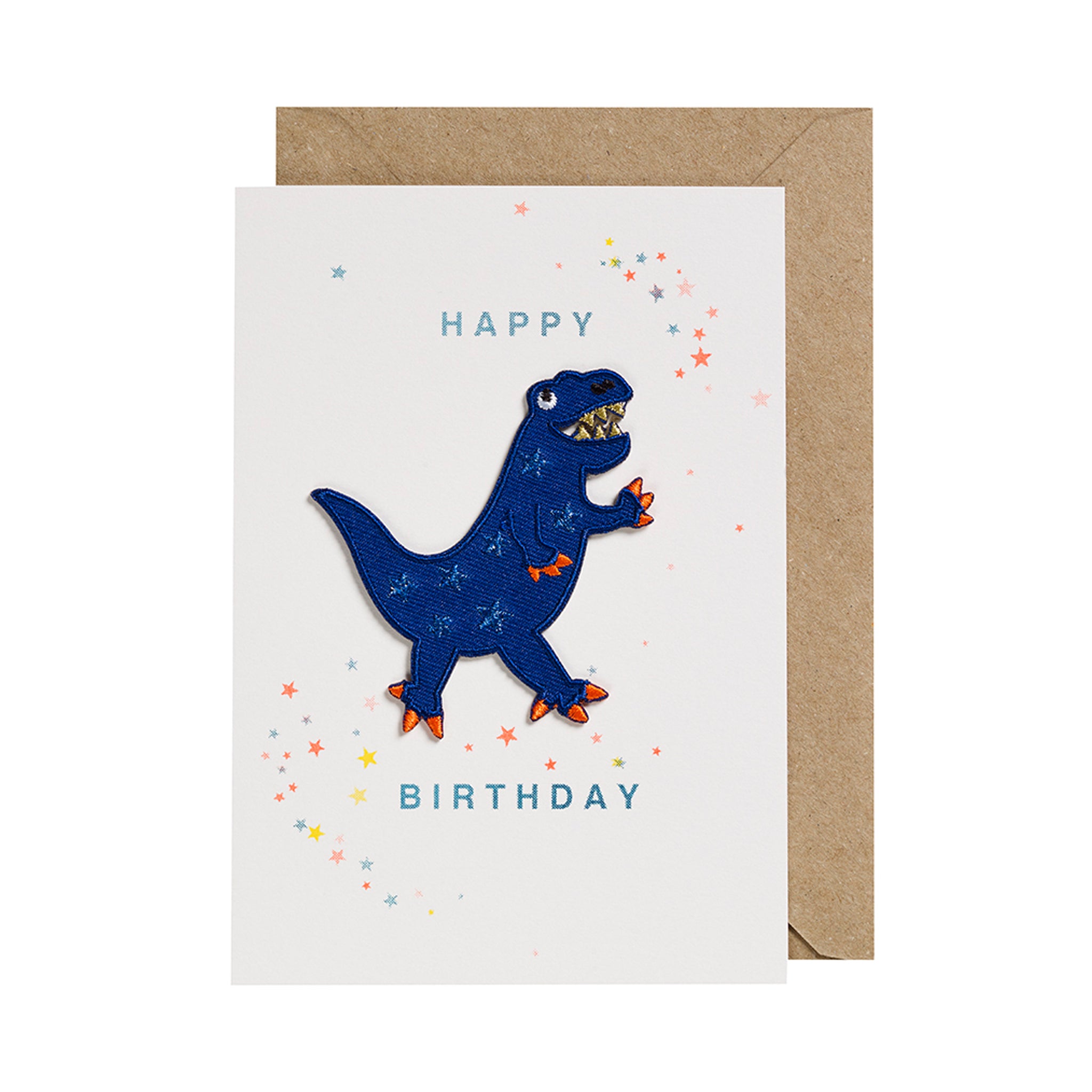 Iron On Patch Card - Dinosaur