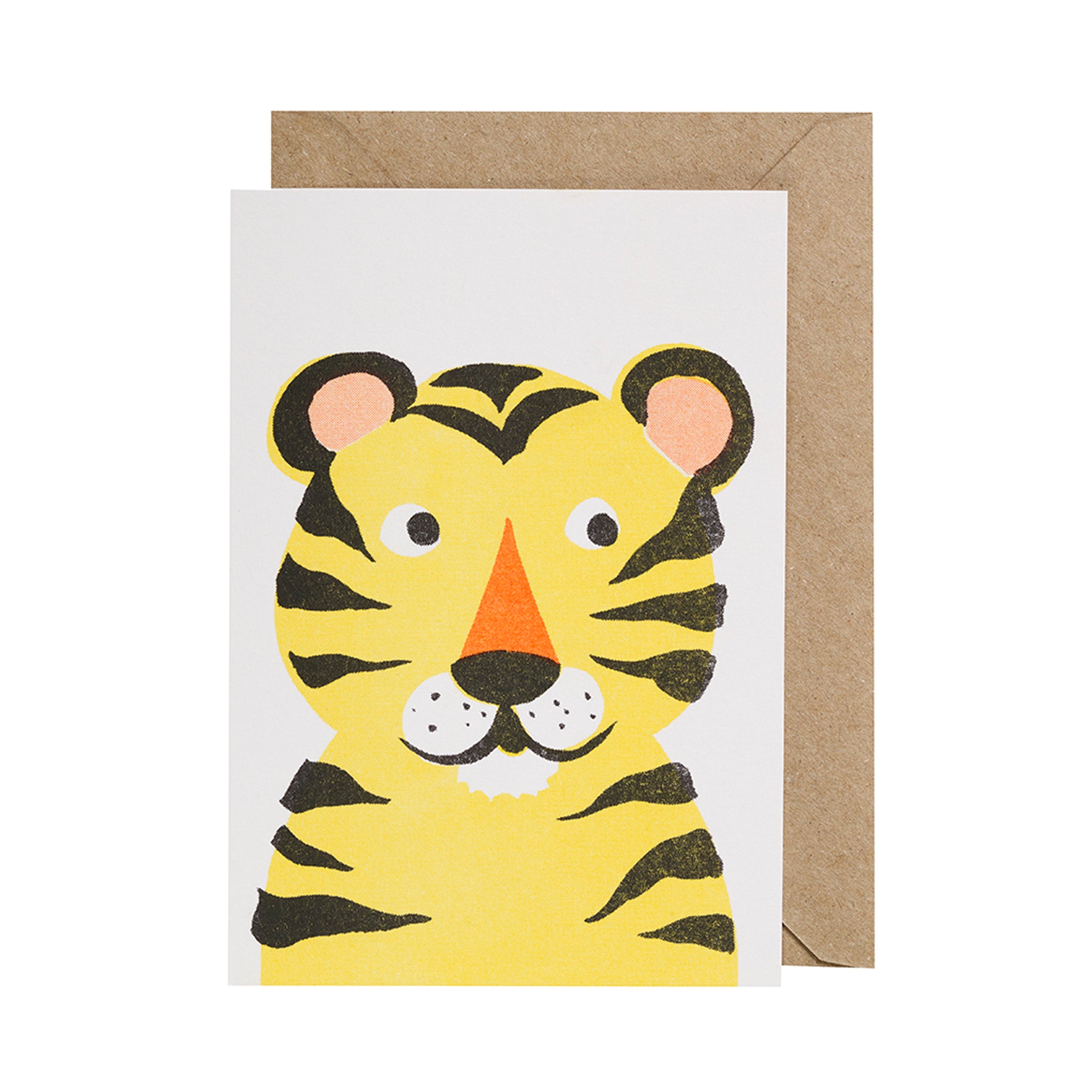 Paper Balloon Card - Tiger