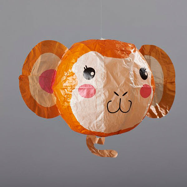 Paper Balloon Card - Monkey