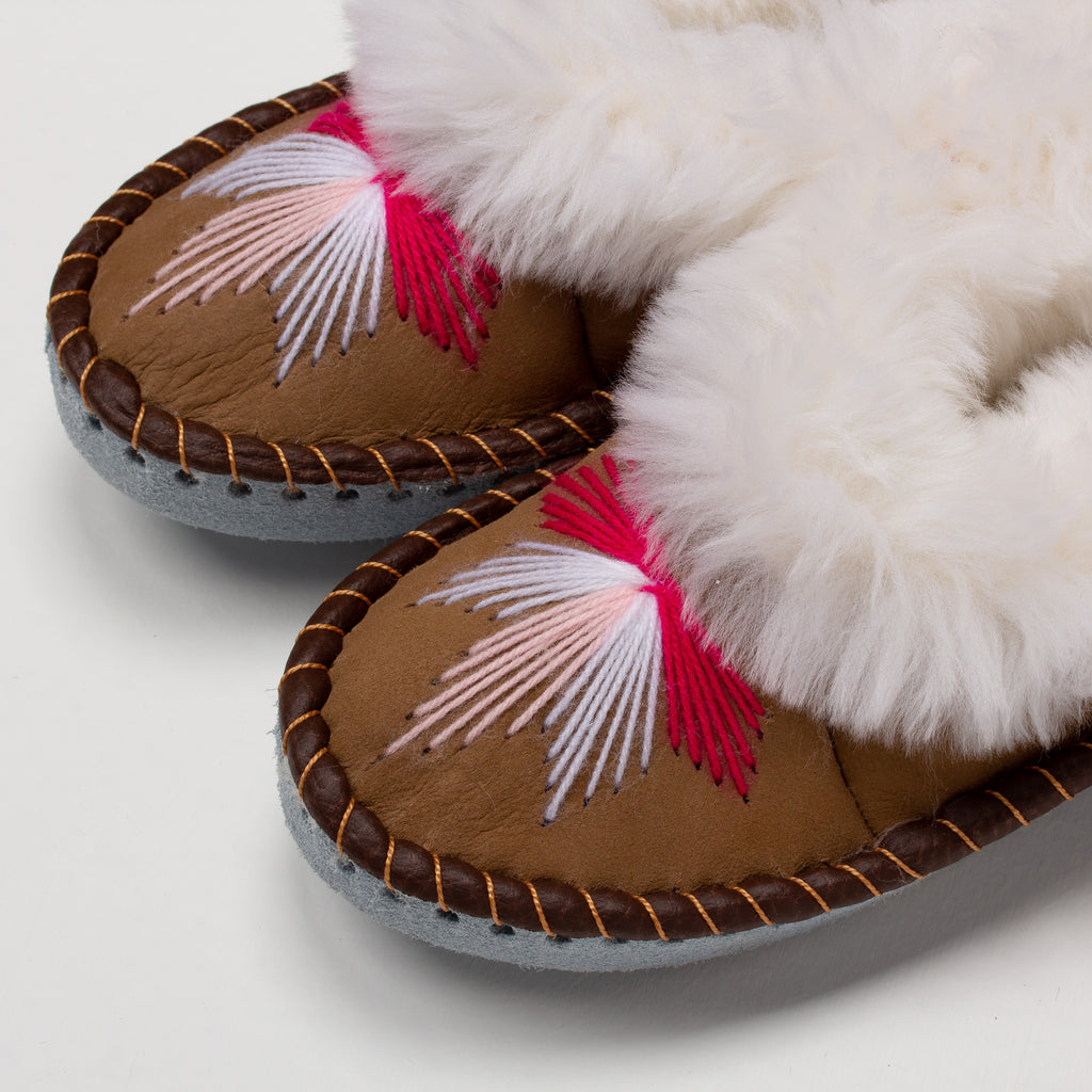 Sen sheepskin slippers cheap