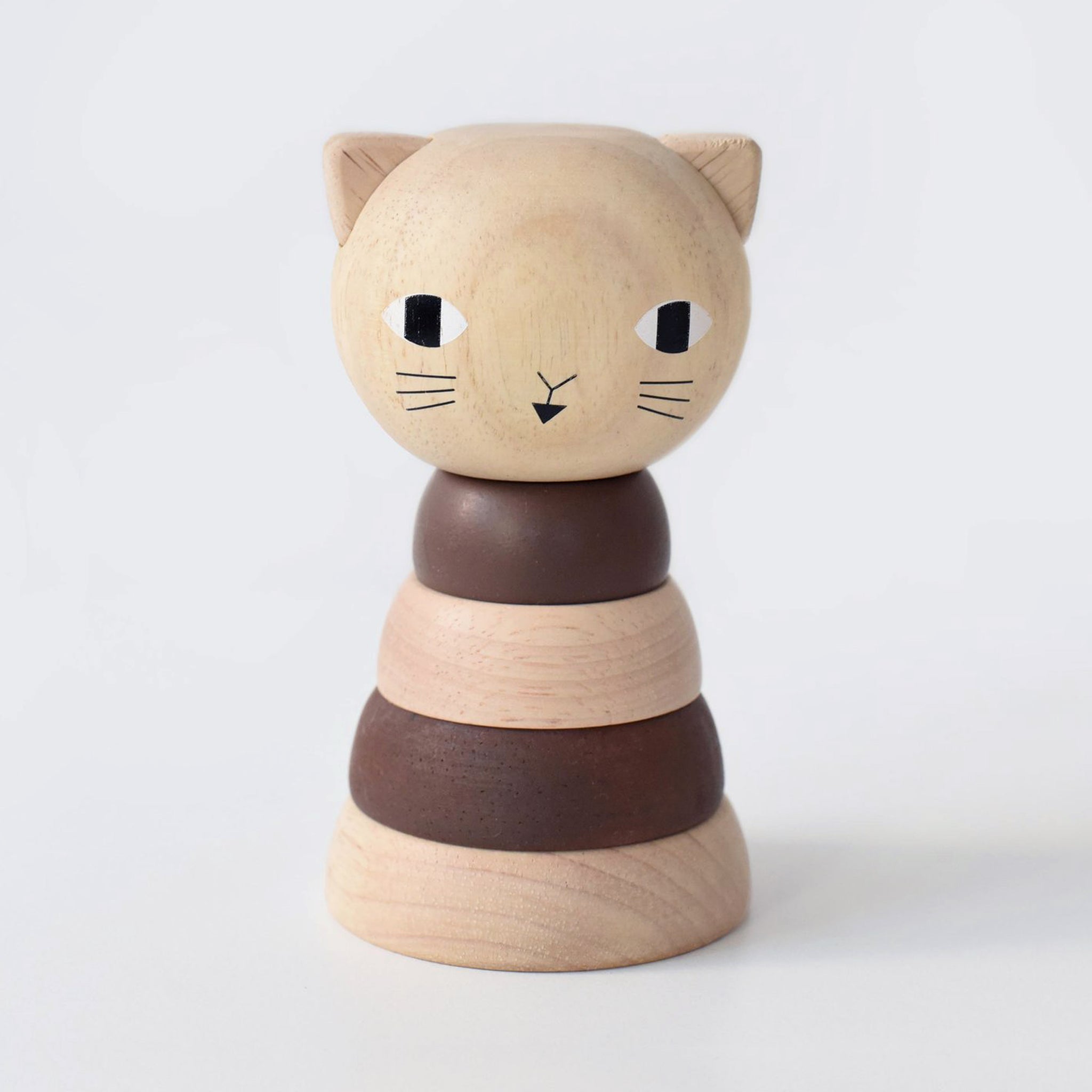 Wee Gallery Wood Stacker - Cat